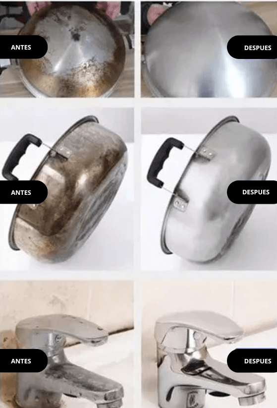 Pack Steeluxe™ - 1 Pasta de Limpieza + 5 Paños de Alambre