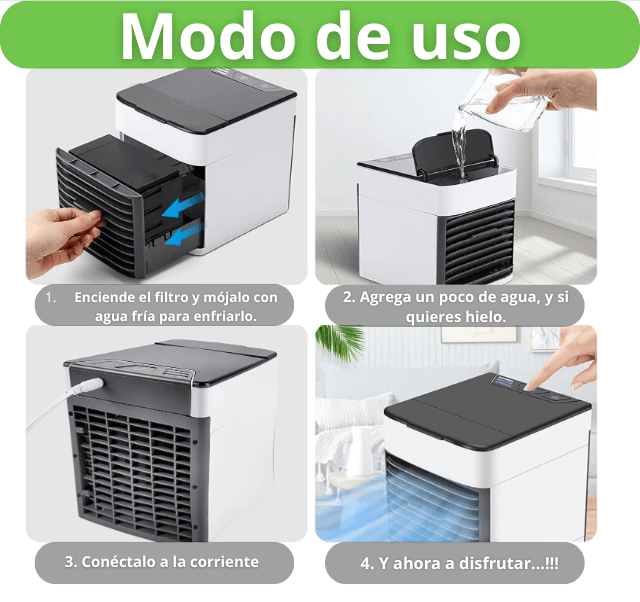 Mini Aire Enfriador Portátil